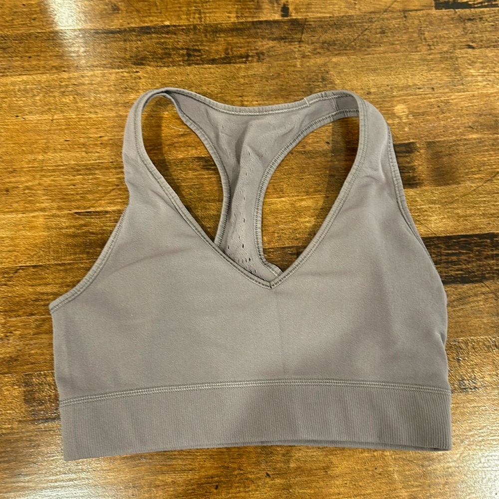 Lululemon sports bra size 8. Grayish purple.